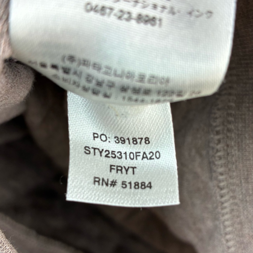 Patagonia light brown Women's Organic Cotton Quilt Crewneck sweatshirt size Med - Picture 8 of 9